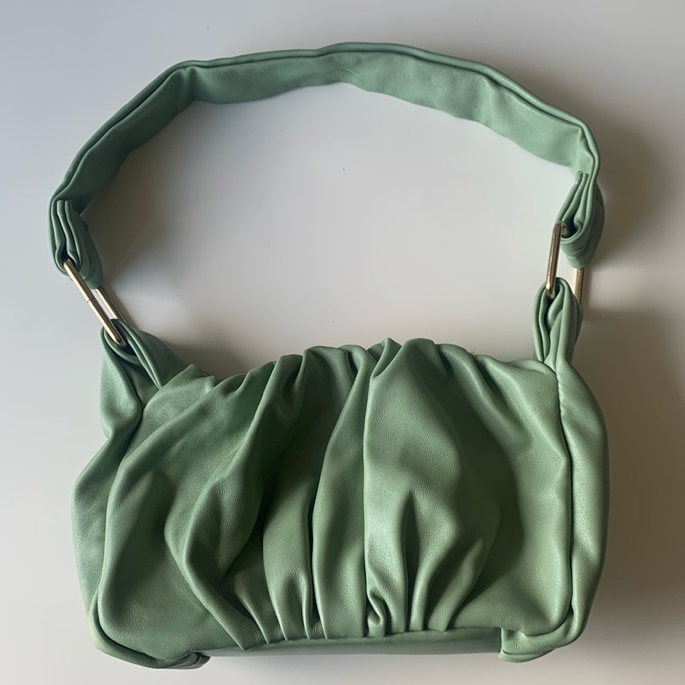 Sage green asos shoulder bag